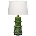 Saturn Table Lamp - Green / White