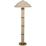Seychelles Floor Lamp - Brass / Natural