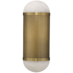 Remedy Wall Sconce - Antique Brass / Alabaster