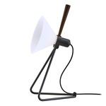 Spot Table Lamp - Black / White