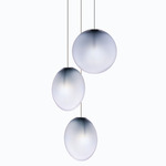 Ova Multi-Light Pendant - White Canopy / Heron Blue