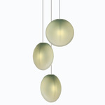 Ova Multi-Light Pendant - White Canopy / Sprout Green