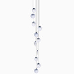 Ova Multi-Light Pendant - White Canopy / Heron Blue