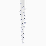 Ova Multi-Light Pendant - White Canopy / Heron Blue