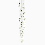 Ova Multi-Light Pendant - White Canopy / Emerald Green