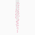 Ova Multi-Light Pendant - White Canopy / Fuchsia Rose