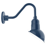 Emblem Outdoor Small Gooseneck Wall Light - Navy