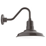 Warehouse Short Gooseneck Outdoor Wall Light - Architectural Bronze