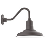 Warehouse Short Gooseneck Outdoor Wall Light - Bronze Matte