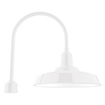 Warehouse Outdoor Post Light - White
