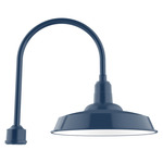 Warehouse Outdoor Post Light - Navy