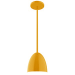 J-Series Jill Stem Hung Pendant - Bright Yellow