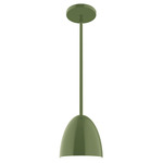 J-Series Jill Stem Hung Pendant - Fern Green