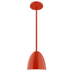 J-Series Jill Stem Hung Pendant - Vermillion