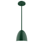J-Series Jill Stem Hung Pendant - Forest Green
