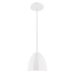 J-Series Jill Stem Hung Pendant - White