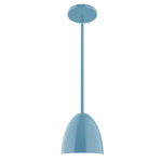 J-Series Jill Stem Hung Pendant - Light Blue
