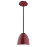 J-Series Jill Stem Hung Pendant - Barn Red