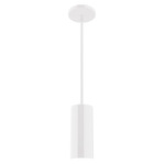 J-Series Jordan Stem Hung Pendant - White