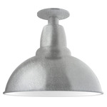 Cafe Outdoor Ceiling Light - Galvanized