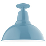 Cafe Outdoor Ceiling Light - Light Blue