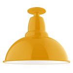 Cafe Outdoor Ceiling Light - Bright Yellow