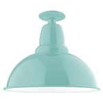 Cafe Outdoor Ceiling Light - Sea Green
