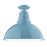 Cafe Outdoor Ceiling Light - Light Blue