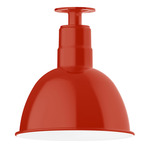 Deep Bowl Outdoor Ceiling Light - Vermillion