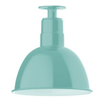 Deep Bowl Outdoor Ceiling Light - Sea Green
