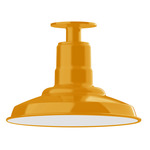 Warehouse Outdoor Ceiling Light - Bright Yellow