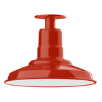 Warehouse Outdoor Ceiling Light - Vermillion