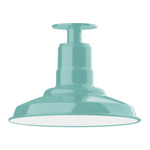Warehouse Outdoor Ceiling Light - Sea Green