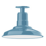 Warehouse Outdoor Ceiling Light - Light Blue