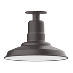 Warehouse Outdoor Ceiling Light - Bronze Matte