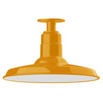Warehouse Outdoor Ceiling Light - Bright Yellow