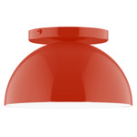 Axis Arcade Ceiling Flush Light - Vermillion