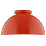 Axis Arcade Ceiling Flush Light - Vermillion