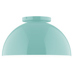Axis Arcade Ceiling Flush Light - Sea Green