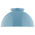 Axis Arcade Ceiling Flush Light - Light Blue
