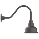 Warehouse Gooseneck Outdoor Wall Light - Bronze Matte