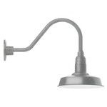Warehouse Gooseneck Outdoor Wall Light - Galvanized