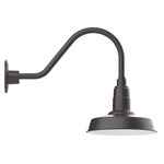 Warehouse Gooseneck Outdoor Wall Light - Bronze Matte