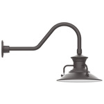 Homestead Outdoor Gooseneck Wall Light - Bronze Matte