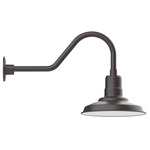 Warehouse Gooseneck Outdoor Wall Light - Bronze Matte