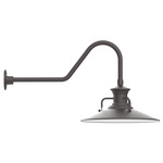 Homestead Outdoor Gooseneck Wall Light - Bronze Matte