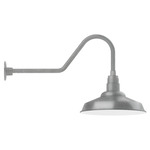Warehouse Gooseneck Outdoor Wall Light - Galvanized