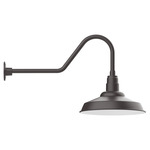 Warehouse Gooseneck Outdoor Wall Light - Bronze Matte