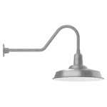 Warehouse Gooseneck Outdoor Wall Light - Galvanized