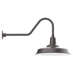 Warehouse Gooseneck Outdoor Wall Light - Bronze Matte